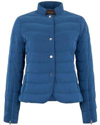 Moorer - Button Quilted Jacket - Lyst