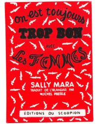 Olympia Le-Tan Les Femmes Book Clutch - Red