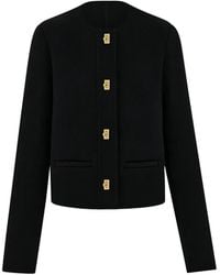 Ferragamo - Wool And Cashmere Gancini Jacket - Lyst