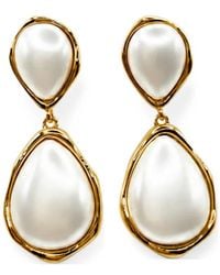 Hzmer Jewelry - Shudha Faux Pearl Earrings - Lyst