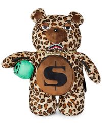 Sprayground - Leopard Money Bear Backpack - Lyst