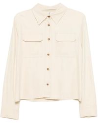 Liviana Conti - Button-Fastening Chest-Pocket Shirt - Lyst