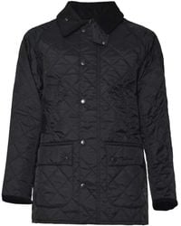 Barbour - Quilted Corduroy-Collar Coat - Lyst