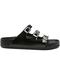 Birkenstock - Florida Fresh Triple-Buckle Leather Sandals - Lyst