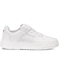 HUGO - Perforated-Panel Sneakers - Lyst