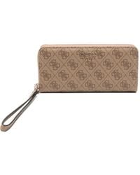 Guess - Portemonnaie mit Logo-Schild - Lyst
