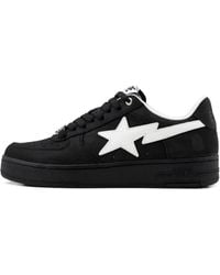 A Bathing Ape - Star-Appliqué Sneakers - Lyst