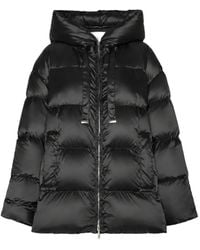 Max Mara - Nerine Quilted Nylon Down Jacket With A Drawstring Hood - Lyst