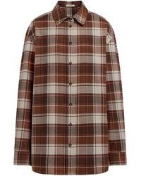 12 STOREEZ - Checked Shirt - Lyst