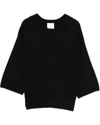 Allude - Kurzärmeliger Pullover - Lyst