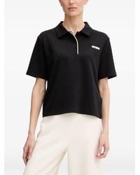 Guess - Logo-Patch Polo Top - Lyst