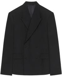 Givenchy - Peak-Lapel Double-Breasted Blazer - Lyst