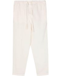 120% Lino - Tapered-leg Linen Trousers - Lyst