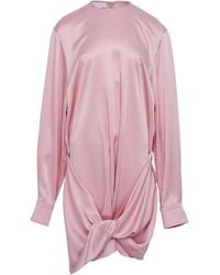 Stella McCartney - Twist-Detail Mini Dress - Lyst