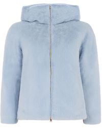 Herno - Faux-Fur Hooded Jacket - Lyst