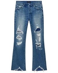 Purple Brand - Jean Évasé À Effet Usé - Lyst