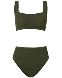 Hunza G - Patricia Crinkle-Effect Bikini - Lyst