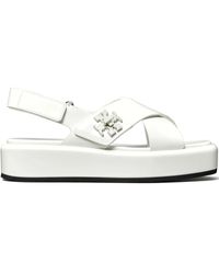 Tory Burch - 40Mm T-Lock Platform Sandals - Lyst