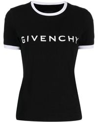 Givenchy - Camiseta con logo estampado - Lyst