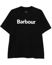 Barbour - Logo-Print T-Shirt - Lyst
