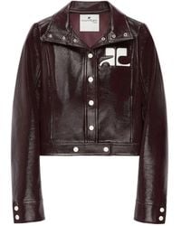 Courreges - Re-Edition Vinyl Jacket - Lyst