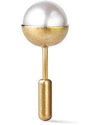 Shihara - Half Pearl Earring 0° - Lyst