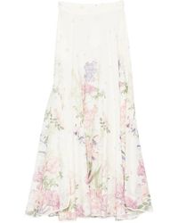 Charo Ruiz - Maxirock Mit Blumenmuster - Lyst