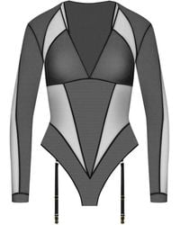 Maison Close - Long-Sleeve Bodysuit - Lyst
