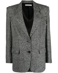 Alessandra Rich - Double Breasted Blazer - Lyst