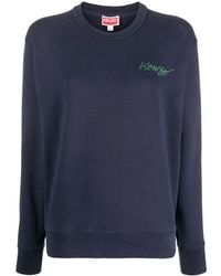KENZO - Felpa Con Stampa - Lyst