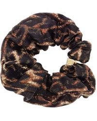 Ganni - Textured Logo Hair Accessory - Lyst