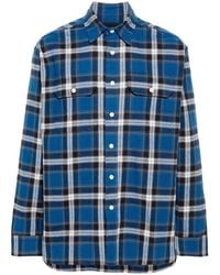 Givenchy - Checked Cotton Shirt - Lyst