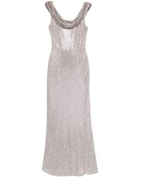 GIUSEPPE DI MORABITO - Robe Longue À Ornements En Cristal - Lyst