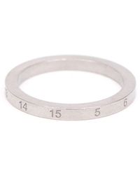 Maison Margiela - Numerical Engraved Ring - Lyst
