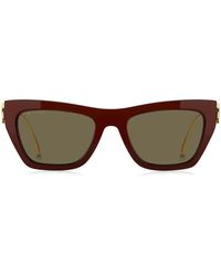 Etro - Bold Pegaso Cat-eye Sunglasses - Lyst