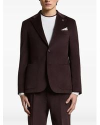 Peserico - Corduroy Single-Breasted Jacket - Lyst