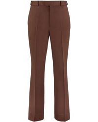 Valentino Garavani - High-Waisted Tailored Trousers - Lyst