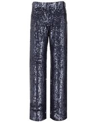 P.A.R.O.S.H. - Sequin-Embellished Trousers - Lyst