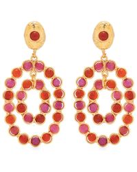 Sylvia Toledano - Boucles D'Oreilles Gina À Pierres - Lyst