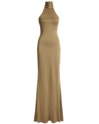 Ralph Lauren - Kelsie Metallic Jersey Maix Dress - Lyst