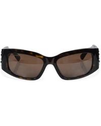 Balenciaga - Bossy Bb Rectangle-Frame Sunglasses - Lyst