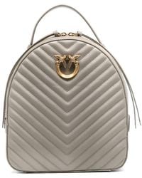 Pinko - Love Leather Backpack - Lyst