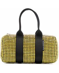 Alexander Wang Crystal Embellished Mini Duffle Bag - Yellow