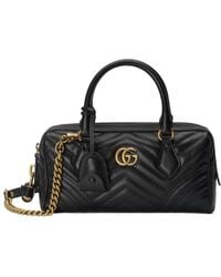 Gucci - Small GG Marmont Top-handle Bag - Lyst