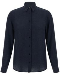Xacus - Marta Curved-Hem Shirt - Lyst