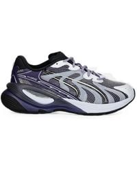 PUMA - Inverse Mosaic Round-Toe Low-Top Sneakers - Lyst