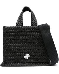 Patou - Kleiner Jp Shopper Aus Bast - Lyst