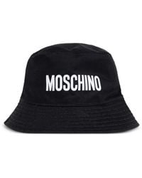 Moschino - Sombrero de pescador con logo - Lyst