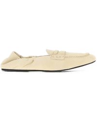 Miu Miu - Suede Slip-On Loafers - Lyst