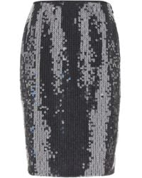 ROTATE BIRGER CHRISTENSEN - 'Net Sequin Midi' Skirt - Lyst